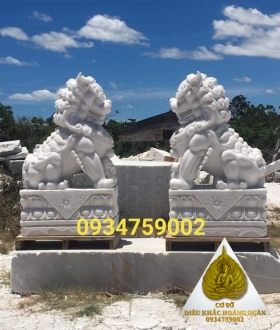 Tượng Sư Tử Điêu Khắc Đá