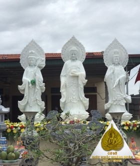 Tượng Tam Thánh.Hoàng Quân 