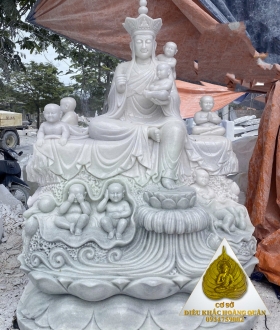 Tượng Địa Tạng Thai Nhi-Hoàng Quân 