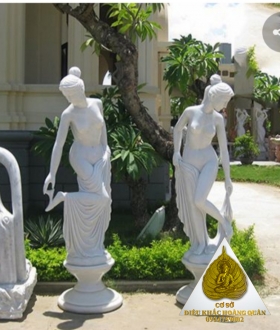 Tượng Cô Gái Bằng Đá Hoàng Quân08