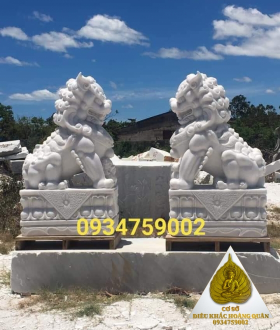 Tượng Sư Tử Điêu Khắc Đá